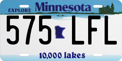 MN license plate 575LFL