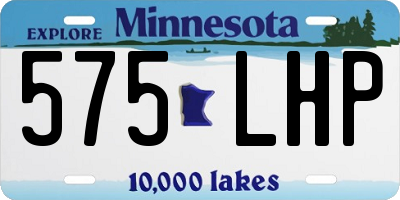 MN license plate 575LHP