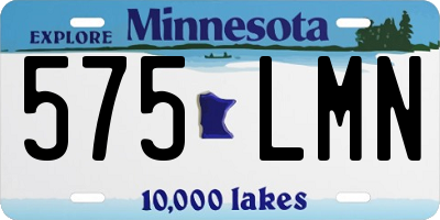 MN license plate 575LMN