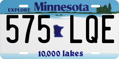 MN license plate 575LQE