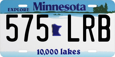 MN license plate 575LRB