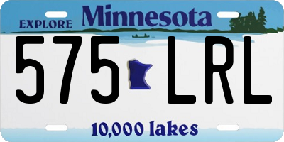 MN license plate 575LRL