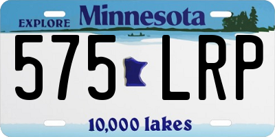 MN license plate 575LRP