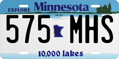 MN license plate 575MHS