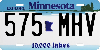 MN license plate 575MHV
