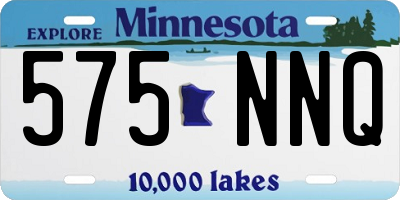 MN license plate 575NNQ
