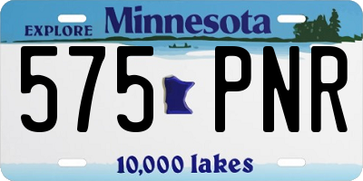 MN license plate 575PNR