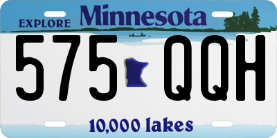 MN license plate 575QQH