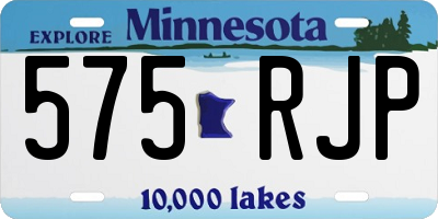 MN license plate 575RJP