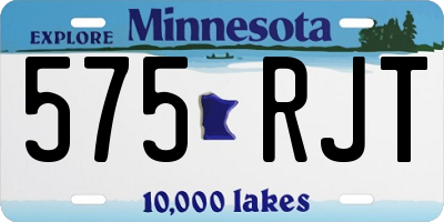 MN license plate 575RJT
