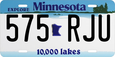 MN license plate 575RJU