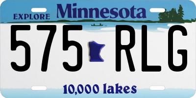 MN license plate 575RLG