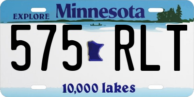MN license plate 575RLT