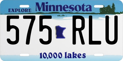 MN license plate 575RLU