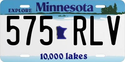 MN license plate 575RLV