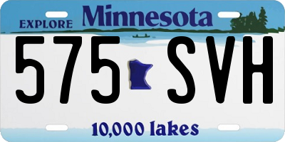 MN license plate 575SVH