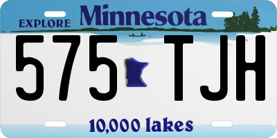 MN license plate 575TJH