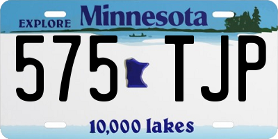 MN license plate 575TJP