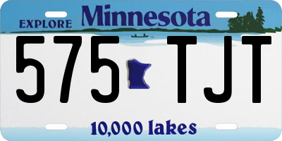 MN license plate 575TJT