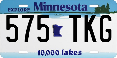 MN license plate 575TKG