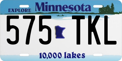 MN license plate 575TKL