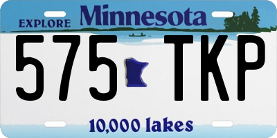MN license plate 575TKP