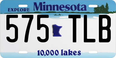 MN license plate 575TLB