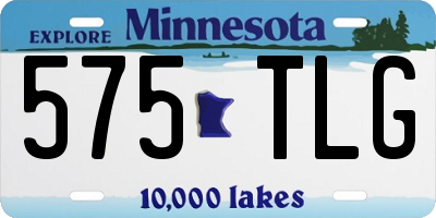 MN license plate 575TLG