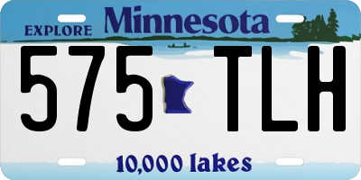 MN license plate 575TLH