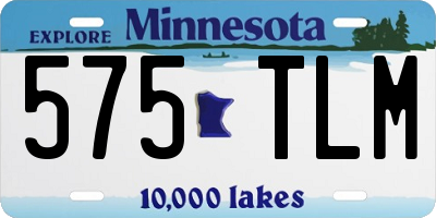 MN license plate 575TLM