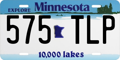 MN license plate 575TLP