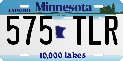 MN license plate 575TLR