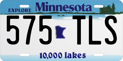 MN license plate 575TLS