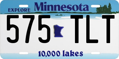 MN license plate 575TLT