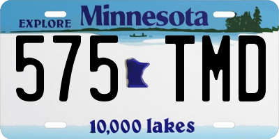 MN license plate 575TMD