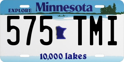 MN license plate 575TMI