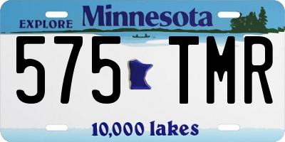 MN license plate 575TMR