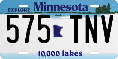 MN license plate 575TNV