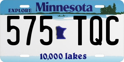 MN license plate 575TQC
