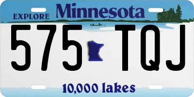 MN license plate 575TQJ