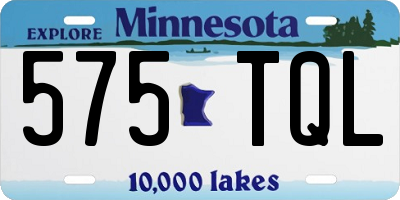 MN license plate 575TQL