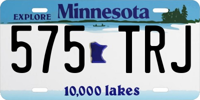 MN license plate 575TRJ