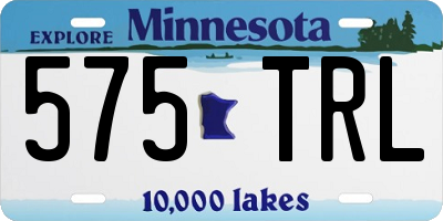 MN license plate 575TRL