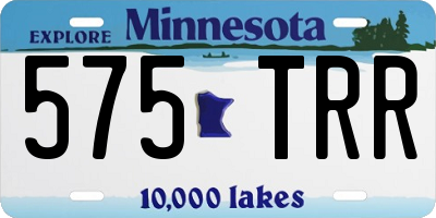 MN license plate 575TRR