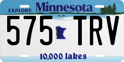 MN license plate 575TRV
