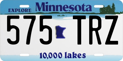 MN license plate 575TRZ