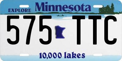 MN license plate 575TTC