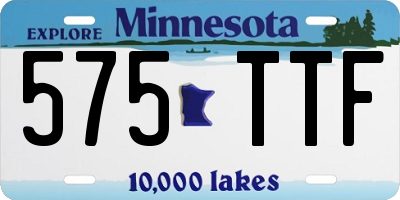 MN license plate 575TTF