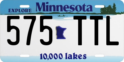 MN license plate 575TTL
