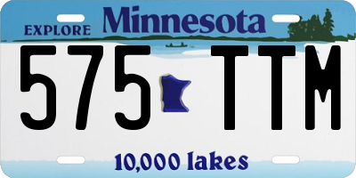 MN license plate 575TTM